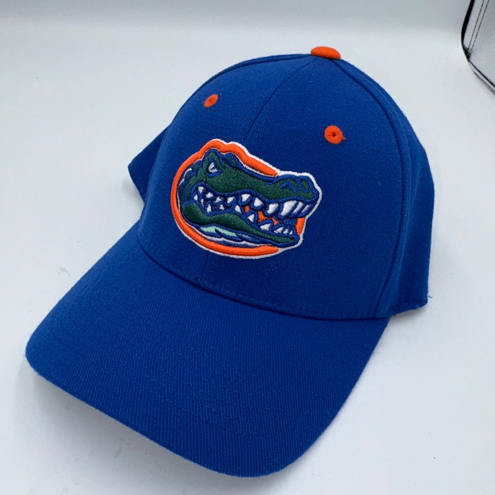 Top‎ of the World Florida Gators Hat Blue Orange One-Fit Stretch Cap NCAA Mens